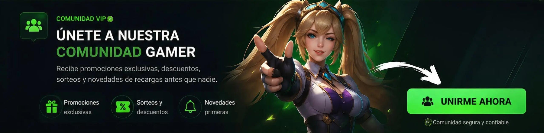 Únete a nuestra comunidad gamer